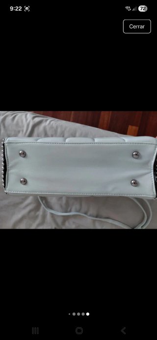 Bolso azul hielo