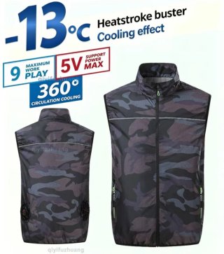 Chaleco refrigerante con ventilador