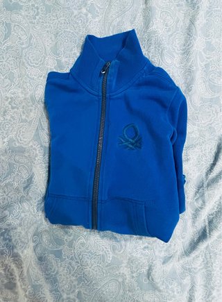 Felpa con cappuccio  Benetton  bambino/a TG 6/7