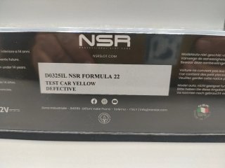 Fórmula 22 test car NSR