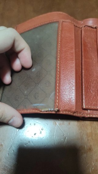 Monedero Guy Laroche Marrón/Naranja