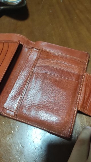 Monedero Guy Laroche Marrón/Naranja