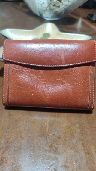 Monedero Guy Laroche Marrón/Naranja