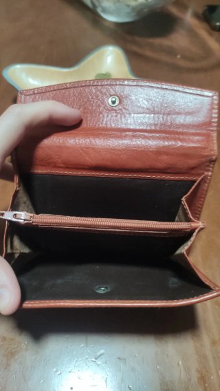Monedero Guy Laroche Marrón/Naranja