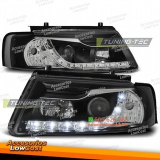FAROS LUZ DÍA NEGRO compatible con VW PASSAT B5 1
