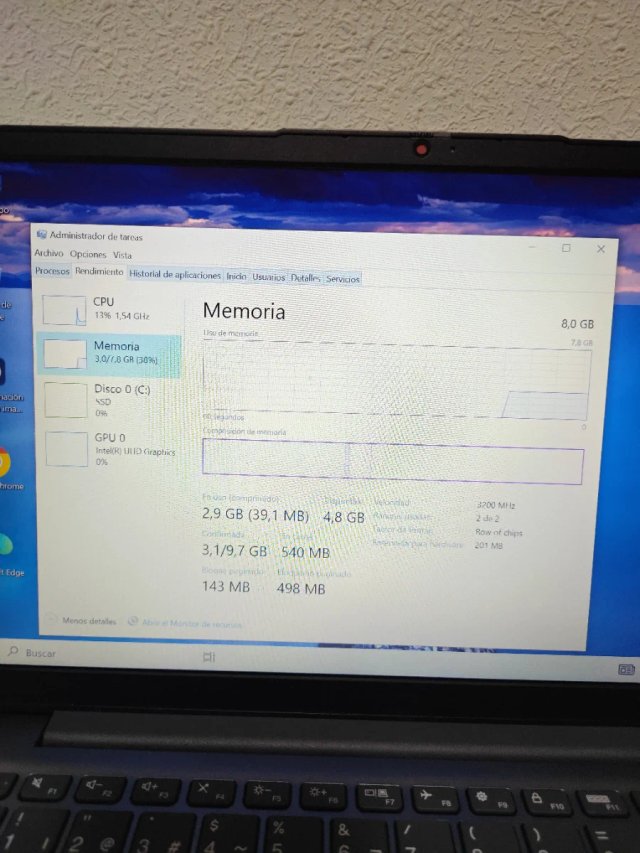 Portatile Lenovo 11ª Gen 8GB DDR4 256GB