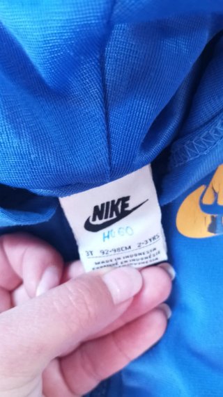 Chándal Nike niño azul y naranja