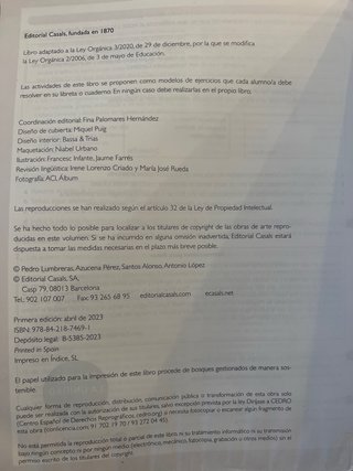 Lengua castellana y literatura 2, Le Bachillerato