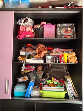 Dormitorio juvenil completo morado y fucsia