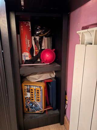 Dormitorio juvenil completo morado y fucsia