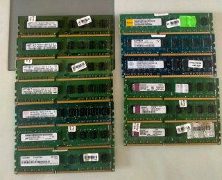 Lote 40 Memorias RAM 2GB y 4GB