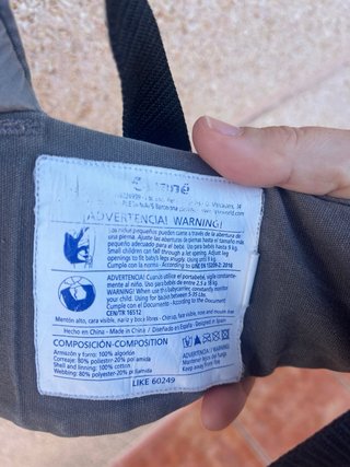 Mochila Portabebés Jane Gris