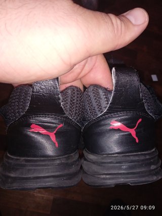 Scarpe Puma N.39 Nero/Rosso