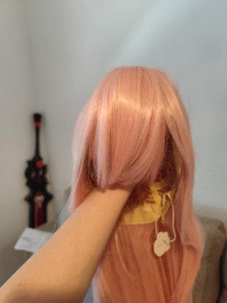 Cosplay Zero Two diadema y peluca