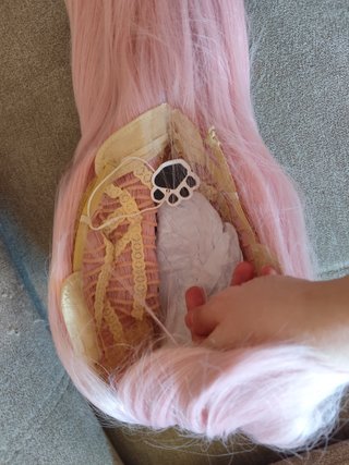 Cosplay Zero Two diadema y peluca