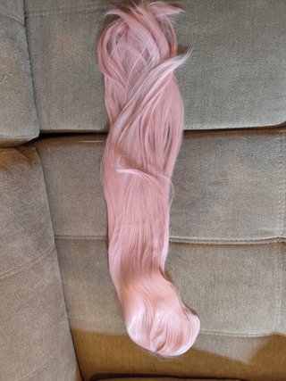 Cosplay Zero Two diadema y peluca