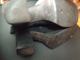 Botines negros tacón plataforma