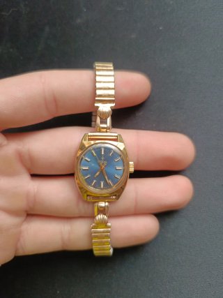 Reloj Verdal Mujer Azul y Dorado