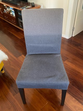 Sillas Henrikdal Ikea (4) Tela Gris