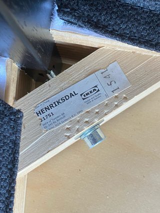 Sillas Henrikdal Ikea (4) Tela Gris