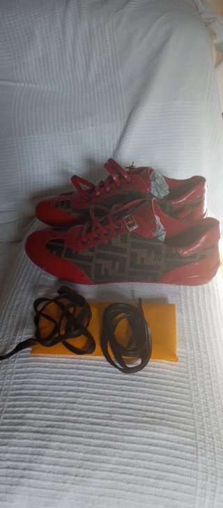 Zapatos Fendi Zucca Jacquard 37,5