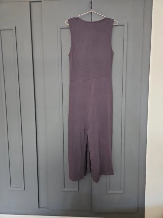 Vestido gris de algodón