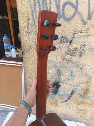 Guitarra Clásica Antigua Clavijo de madera