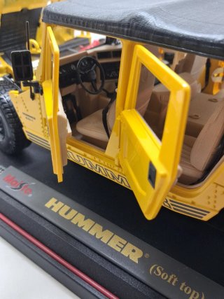 Hummer 4x4 Soft Top Maisto Scala 1:18.Nuovo,raro.