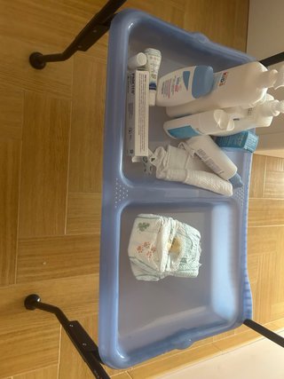 Cambiador bebé con estampado de ovejas