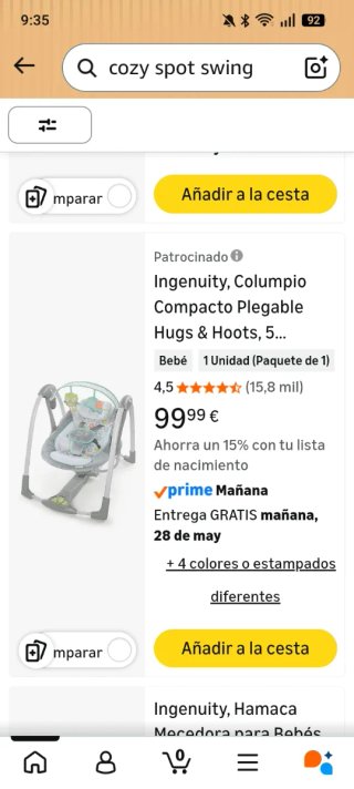 Mecedora Portátil Ingenuity Cozy Spot