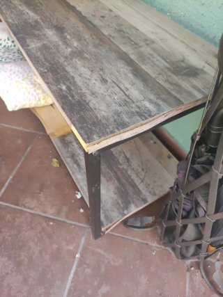 Mueble Colgador Entrada Madera y Metal