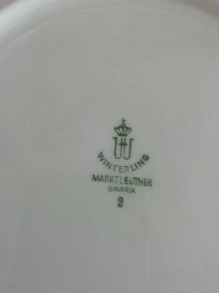 Vajilla de porcelana blanca