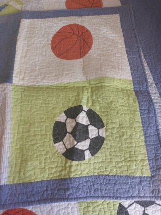 Colcha y funda almohada infantil deportes