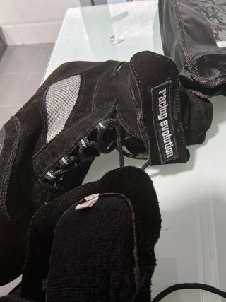 Botines Kart Racing Evolution Negro/Plata