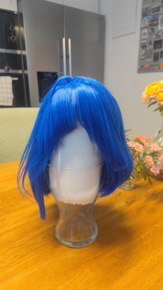 Peluca Cosplay Ryo Yamada Azul