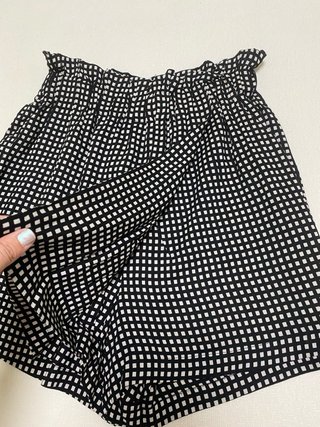 Falda pantalón cuadros mujer