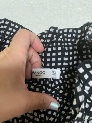 Falda pantalón cuadros mujer