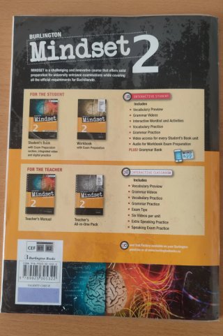 Libros de inglés Mindset Burlington 2° Bachiller