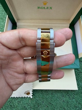 Reloj Rolex Submariner Azul y Dorado AUTOMATICO