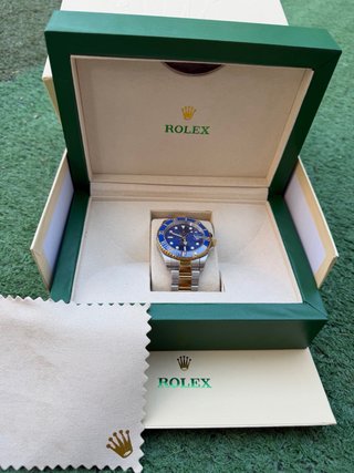 Reloj Rolex Submariner Azul y Dorado AUTOMATICO
