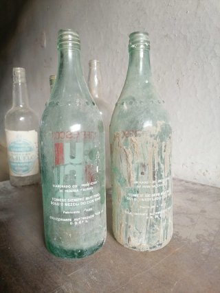 Lotto di 6 antiche bottiglie Curusan Bodegas Pajuelo