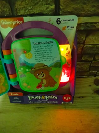 Fisher-Price Ríe y Aprende Libro Interactivo