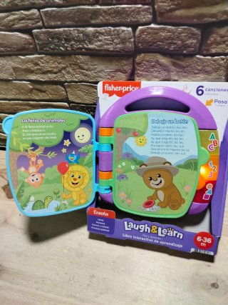 Fisher-Price Ríe y Aprende Libro Interactivo