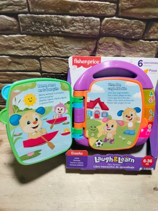 Fisher-Price Ríe y Aprende Libro Interactivo