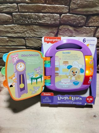 Fisher-Price Ríe y Aprende Libro Interactivo