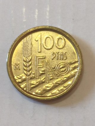 Lote de 8 Monedas 100 Pesetas Juan Carlos I