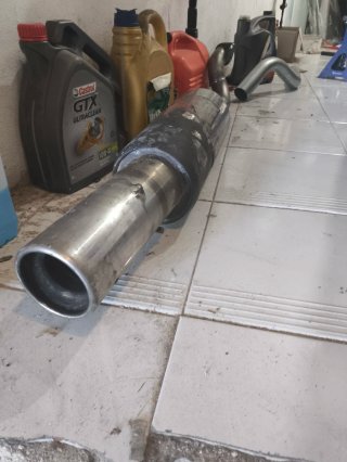 Línea de escape Opel Corsa A GSi inox
