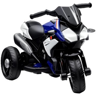 Moto infantil trike negra y azul