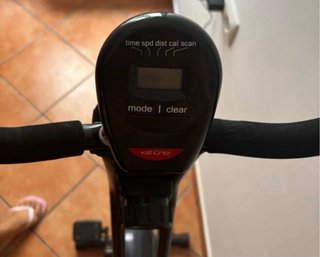 Bicicleta Estática Plegable Negra