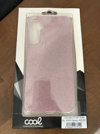 Carcasa Glitter Rosa Samsung A556 Galaxy